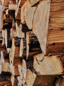 buches de bois de chauffage